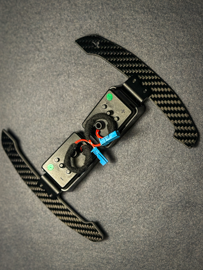 Carbon Fiber Magnetic Paddle Shifters – E90/E92 3 Series LCI (2009–2011) – alternate view