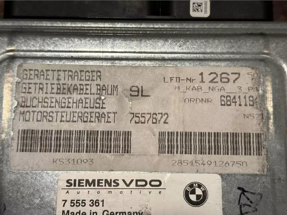 2006 BMW 330i E90 Sedan N52 Auto MSV70 Ignition Security Set OEM - ECU CAS2 Key
