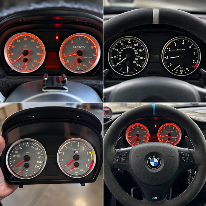 BMW E8X / E9X Custom Gauge Cluster – alternate view