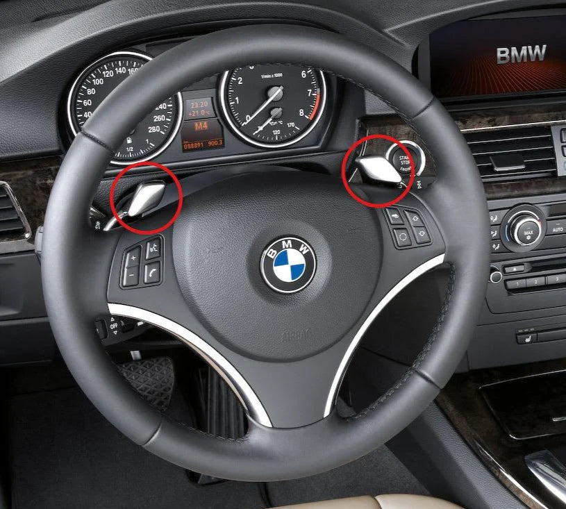 Carbon Fiber Magnetic Paddle Shifters – E90/E92 Pre-LCI (2006–2008)