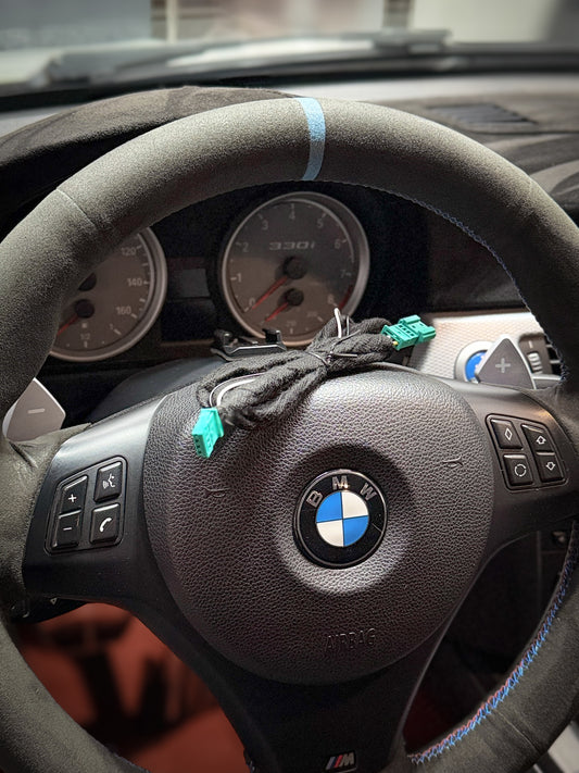 BMW 1 & 3 Series Paddle Shifter Retrofit Wiring Harness (2-Pin) – Fits E81 E82 E87 E88 E90 E91 E92 E93 | 325i 328i 330i 335i M3