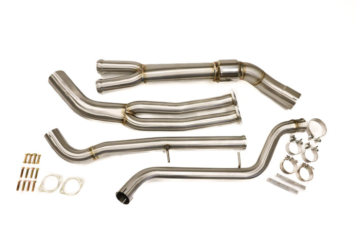 BMW 335i 3.5" RESONATED MIDPIPE - ARM Motorsports