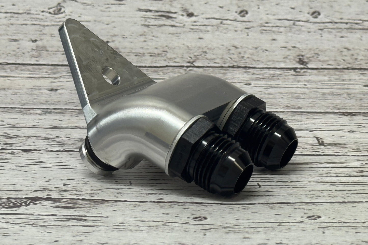 8hp Oil Cooler Line Adapter with 8an fittings