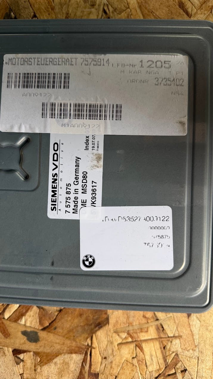 MSD80 N54 DME 335i
